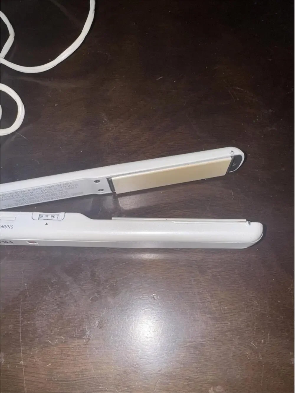 RUSK W8less 1” Flat Iron STR8 Ceramic Hair Straightener Adjustable Temperature
